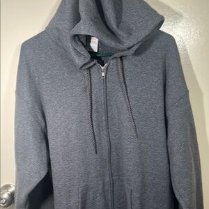 Men's Gray Hoodie Sweater